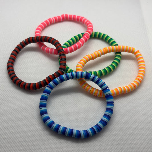 Clay Beaded Bracelets